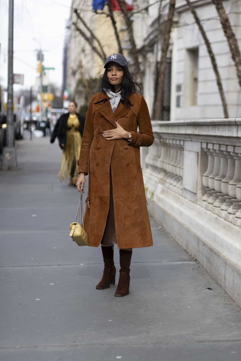 On Day 4, New York Fashion Week Street Style Was All About Leather ...