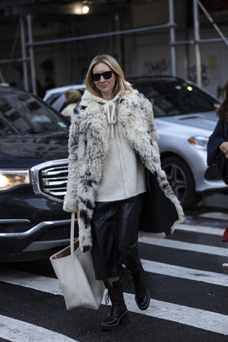 See What the Fashion Crowd Wore to Trudge Through Snow on Day 5 of New ...