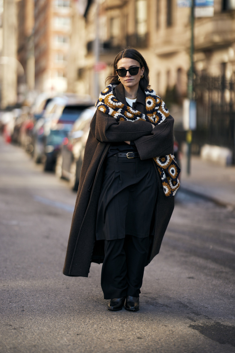 Showgoers Stuck to Shades of Grey for the Final Day of New York Fashion ...