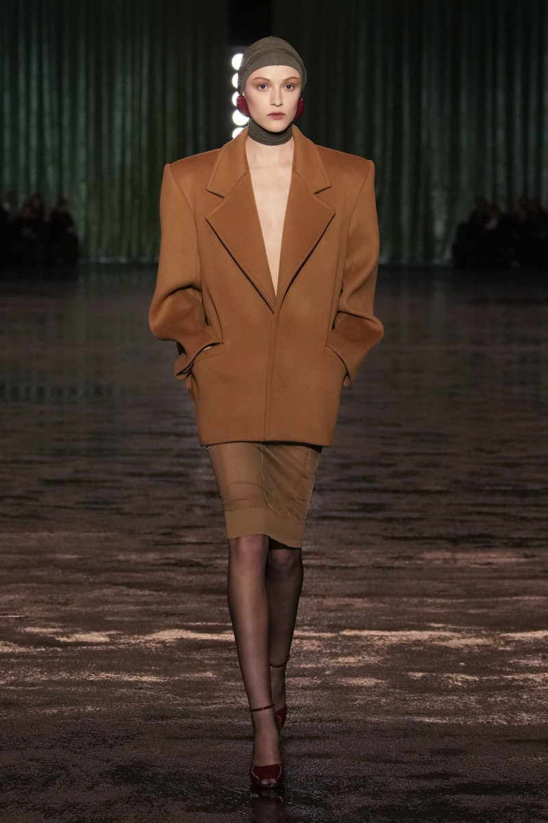 Saint Laurent Leans Fully Into Naked Dressing For Fall 2024 Fashionista   Saint Laurent Fall 2024 2 