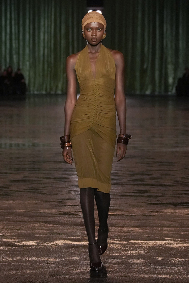 Saint Laurent Leans Fully Into Naked Dressing For Fall 2024 Fashionista   Saint Laurent Fall 2024 3 