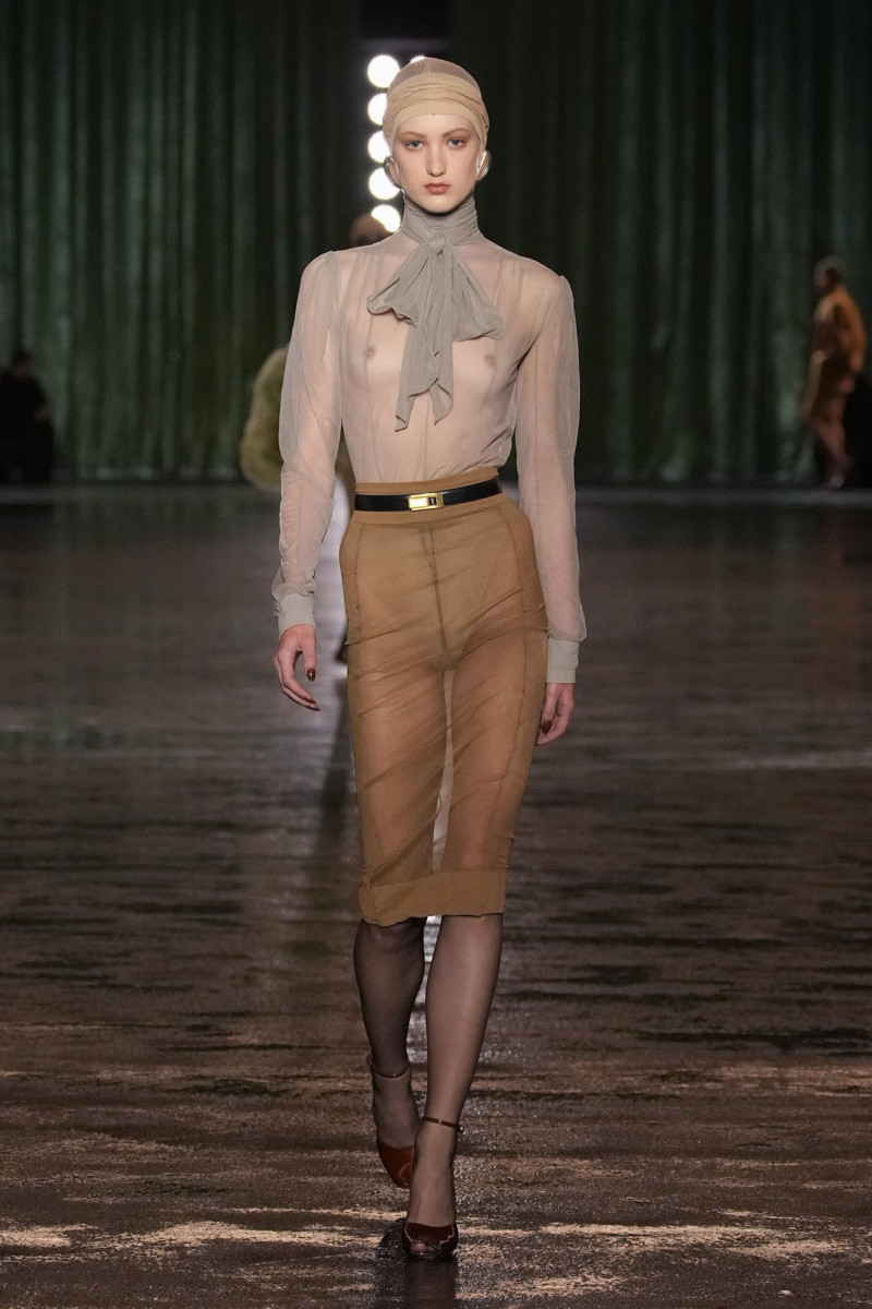 Saint Laurent Leans Fully Into Naked Dressing For Fall 2024 Fashionista