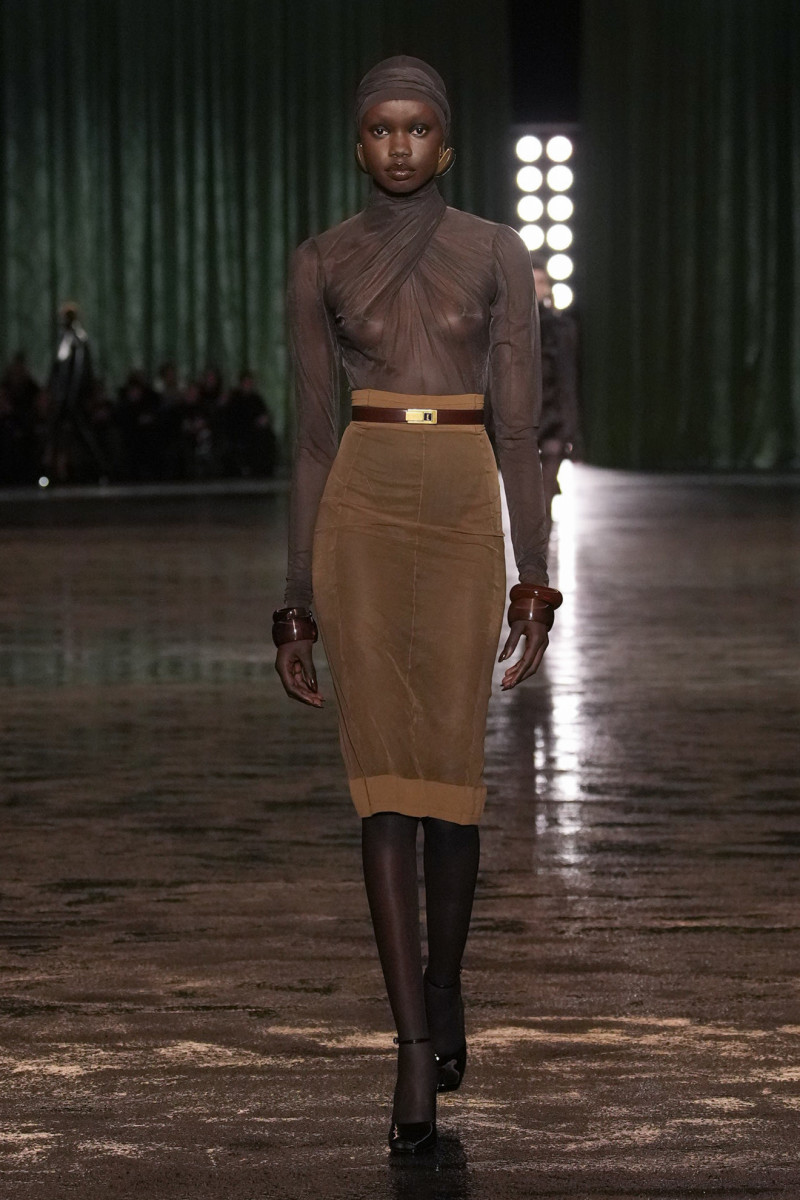 Saint Laurent Leans Fully Into Naked Dressing For Fall 2024 Fashionista   Saint Laurent Fall 2024 15 