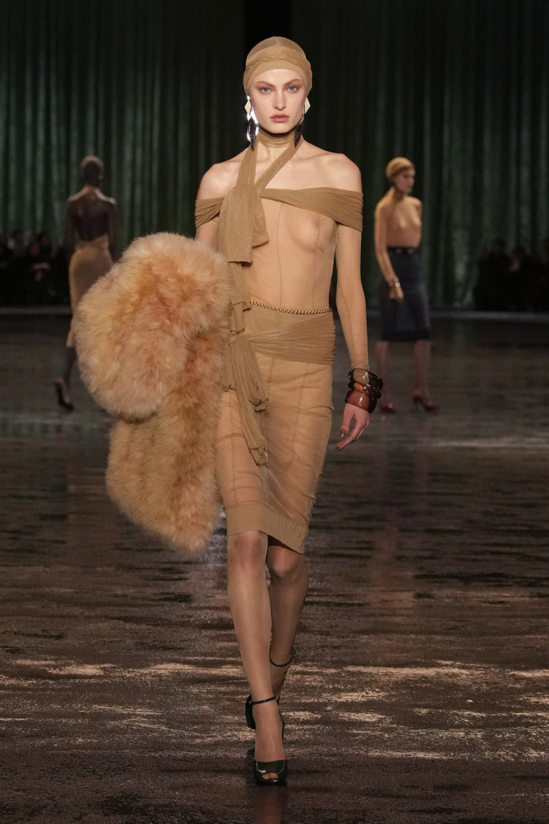 Saint Laurent Leans Fully Into Naked Dressing for Fall 2024 Fashionista