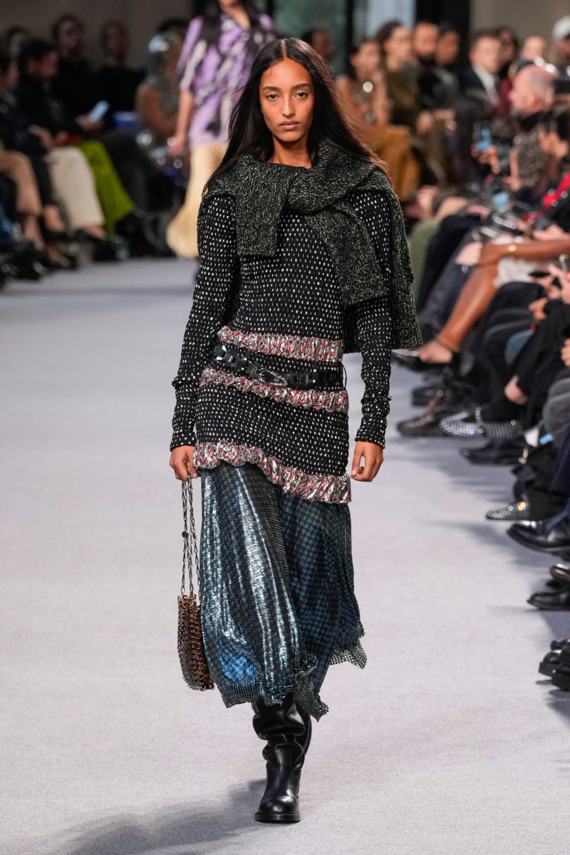 Rabanne's Fall 2024 Collection Is Full of Patterned Knitwear - Fashionista