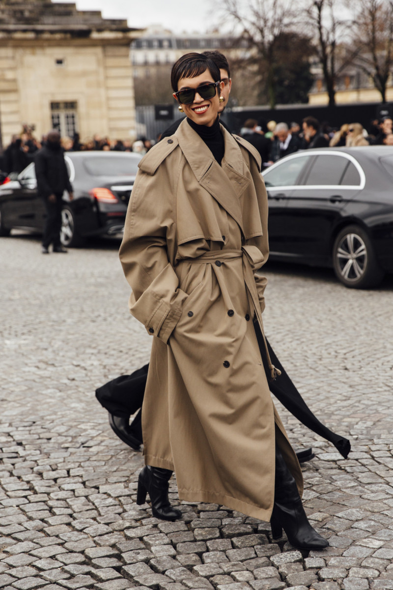 Cherry Red Accessories Dominated Day 6 of Paris Fashion Week Street