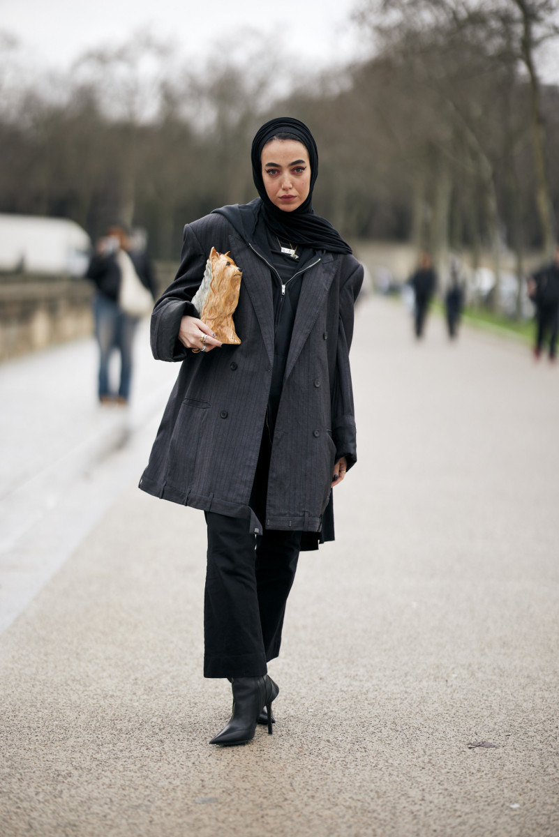 Cherry Red Accessories Dominated Day 6 of Paris Fashion Week Street ...