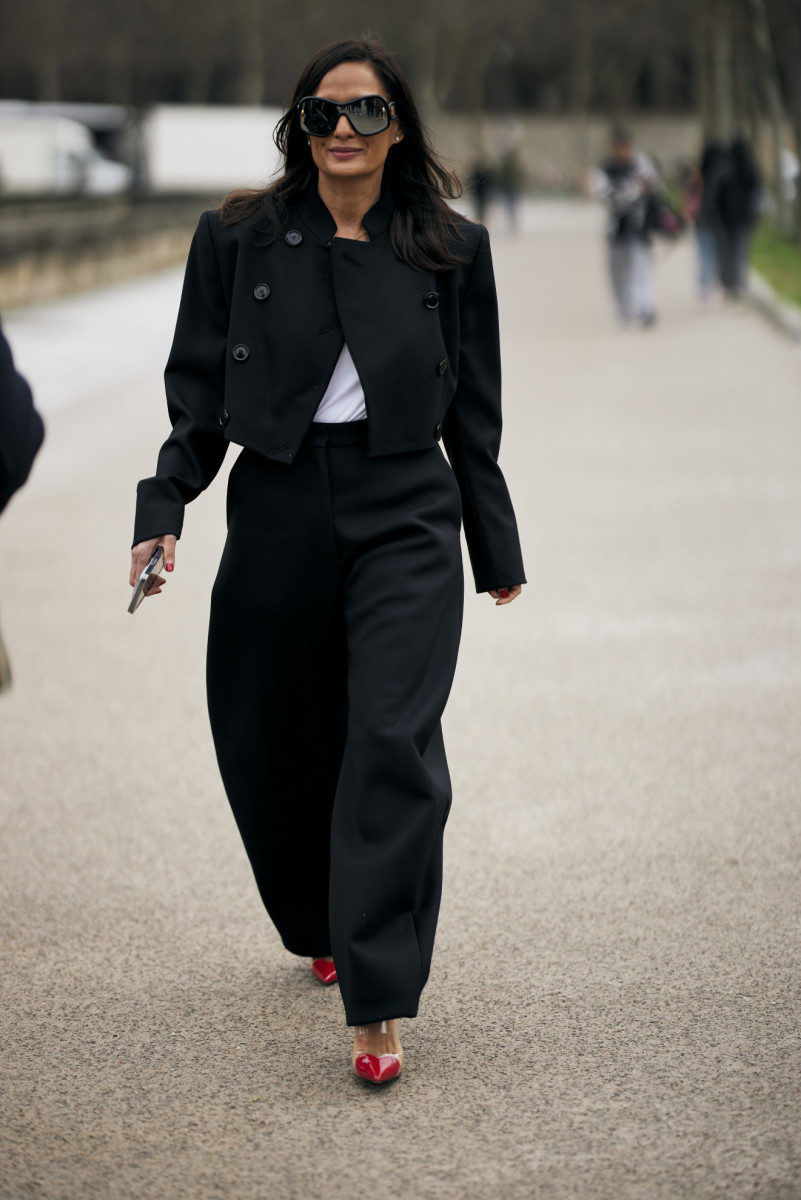 Cherry Red Accessories Dominated Day 6 of Paris Fashion Week Street ...