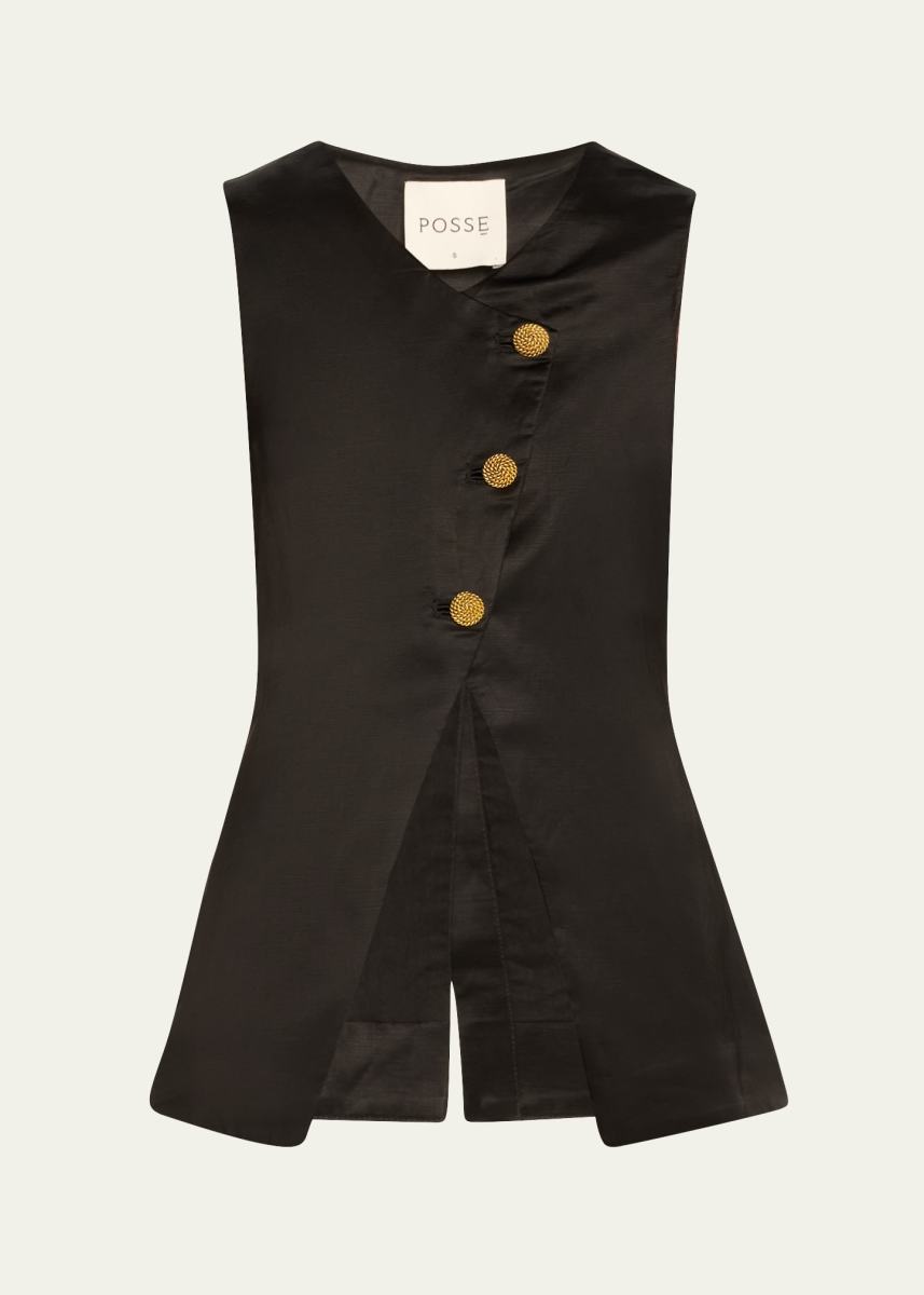 新品　UND MANY MOTIF BUTTON VEST mens-2024-us-adaptive-open-