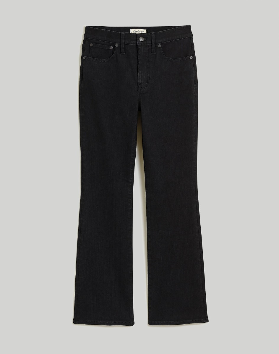 Madewell Kick Out Crop Jeans in Black Rinse Wash, $138, available here (sizes 23-33 and 14-28W)