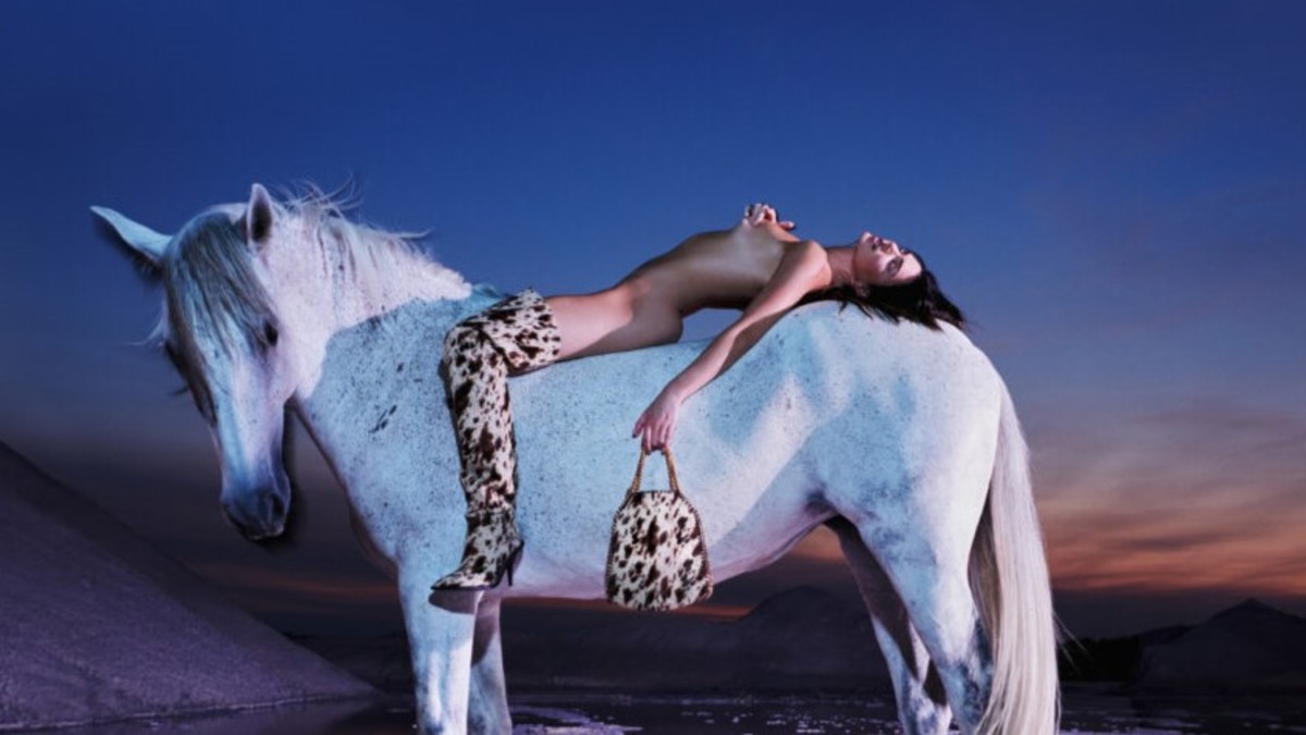 Known Horse Girls Stella McCartney and Kendall Jenner Unite for Fall 2023 Campaign. Fitting, given that it's the "Horse Power" collection.