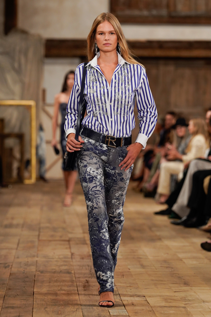 Ralph Lauren Returns to New York Fashion Week With Liquid Gold