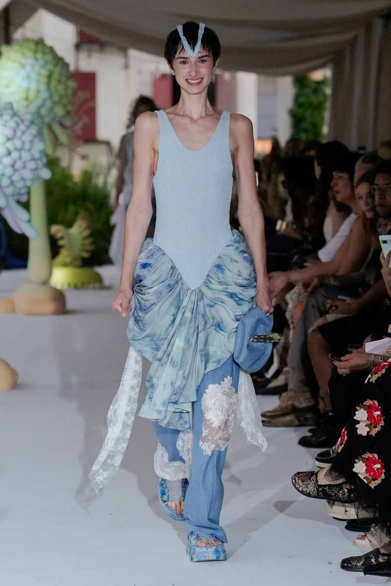 At the Spring 2024 Show, Collina Strada Models Wore Tattered Tops and ...
