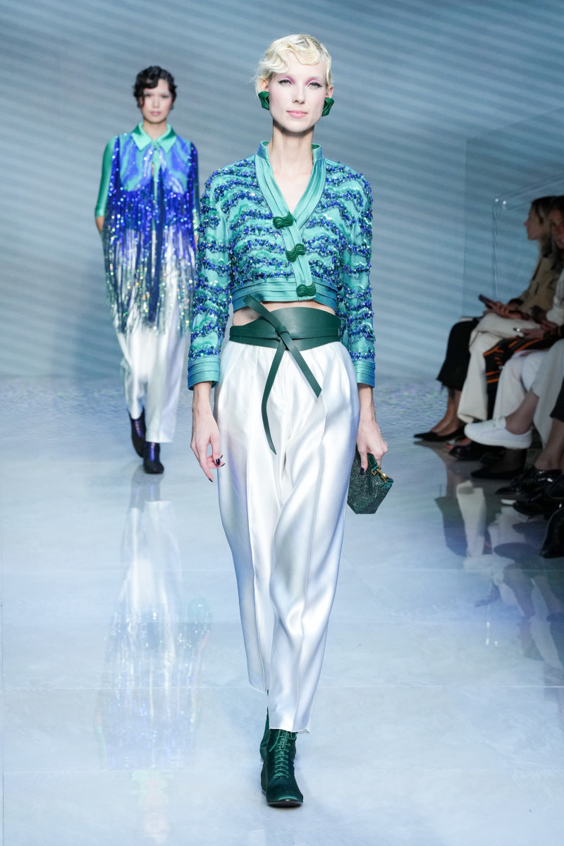 Giorgio Armani milan fashion week spring 2024 looks 041
