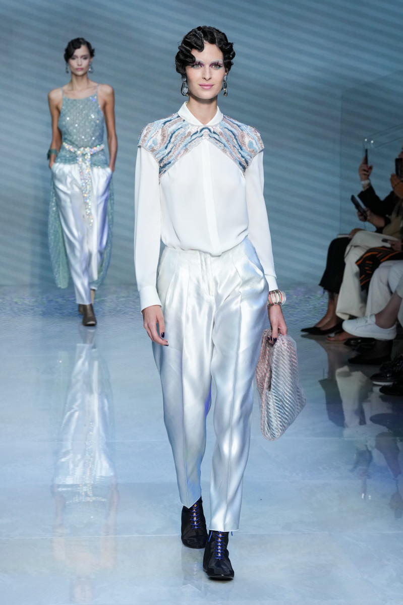 Giorgio Armani milan fashion week spring 2024 looks 047