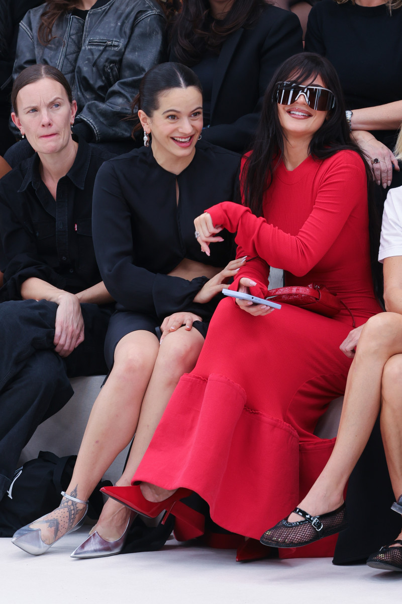 Kylie Jenner and Rosalía Are the Ultimate Front Row Pairing at Paris ...