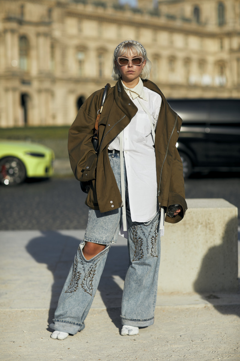 Showgoers Were All About Texture on Day 6 of Paris Fashion Week Street ...