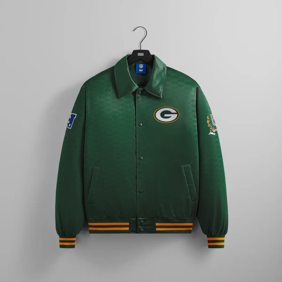 Green Bay Packers New Era Champion Varsity Bomber Jacket