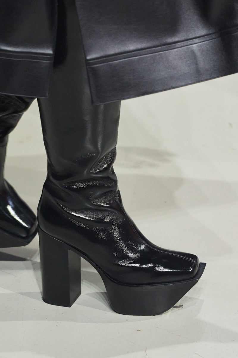 Peter Do Platform Ankle Boots - Black