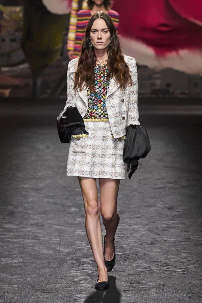 CHANEL, IVORY TWEED SKIRT SUIT, Chanel: Handbags and Accessories, 2020