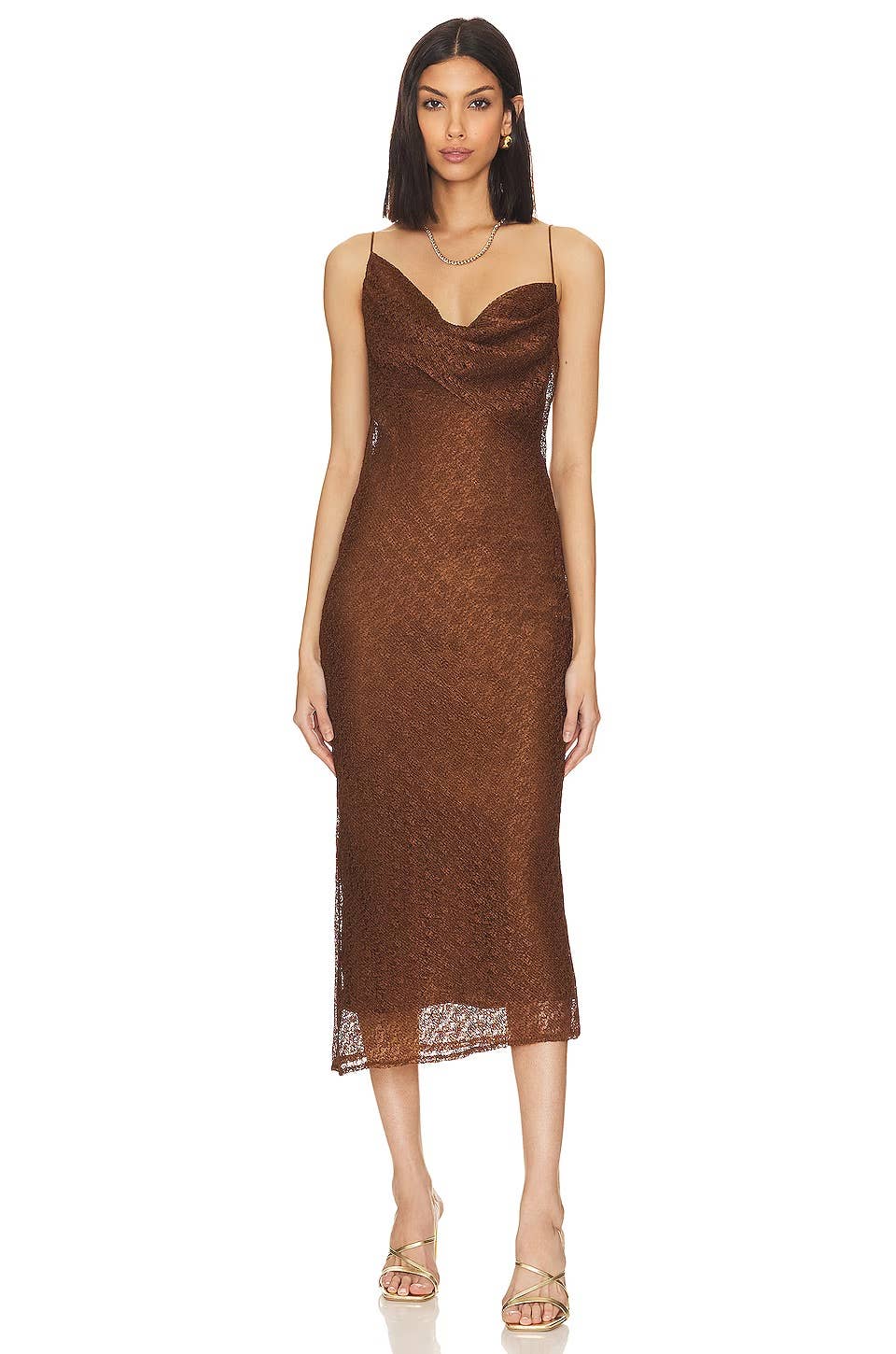 Harlow Lace Midi Dress