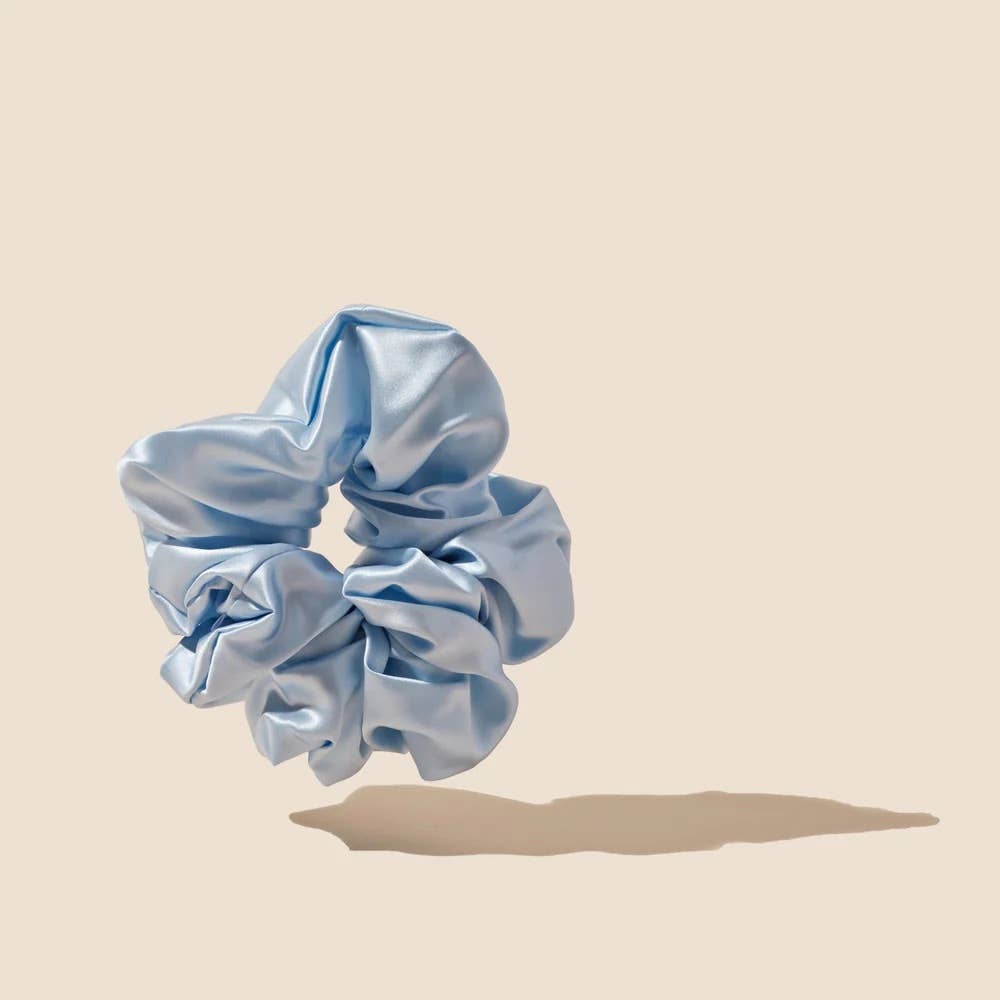 Clenmentine Sleepwear Organic Silk Scrunchie (Dusk) New Organic Silk Scrunchie 8 Packs Are Here – Clementine  main image 3