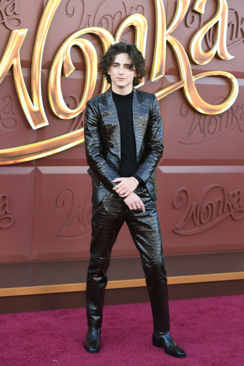 Timothée Chalamet Becomes 'Wonka' With Chocolatier-Ready Press Tour Looks -  Fashionista