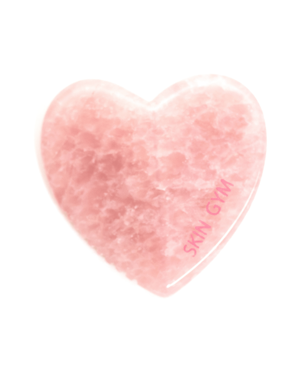 skin gym rose quartz lovey gua shua