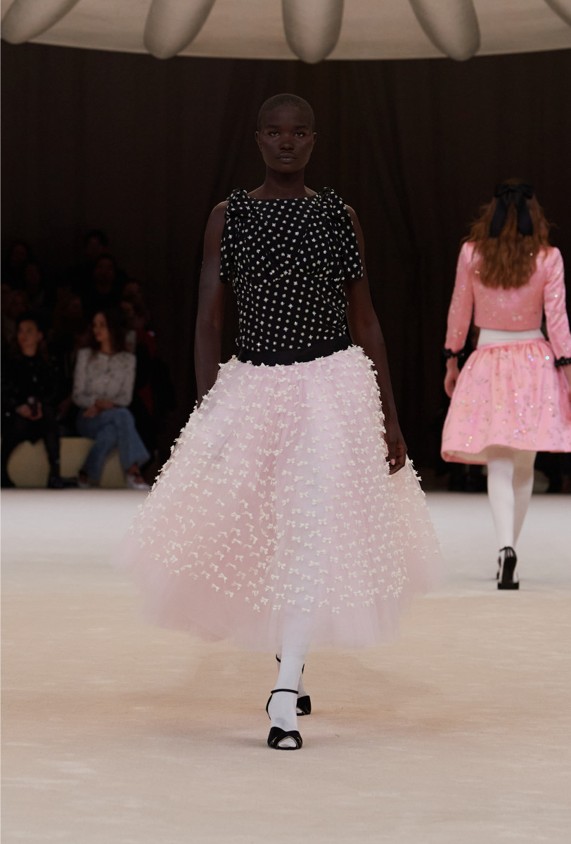 Pink skirt shop haute couture