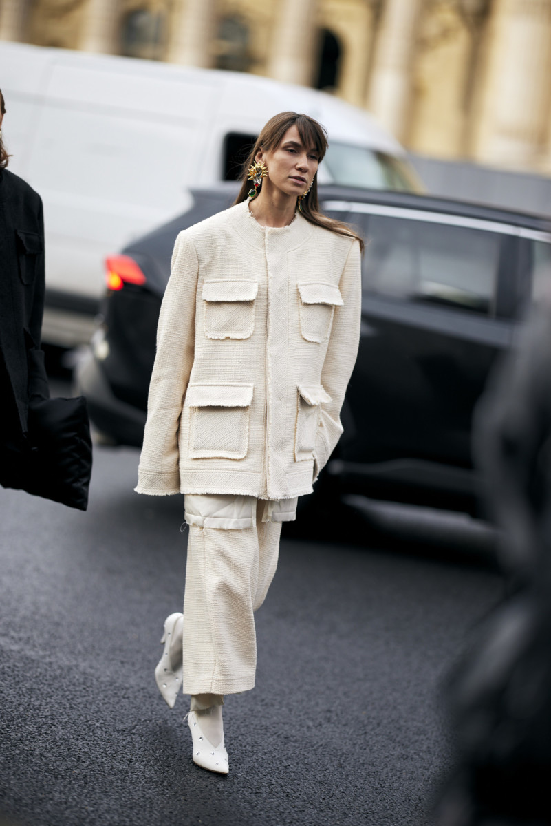 Slouchy Denim Took Over Street Style at Haute Couture Fashion Week ...