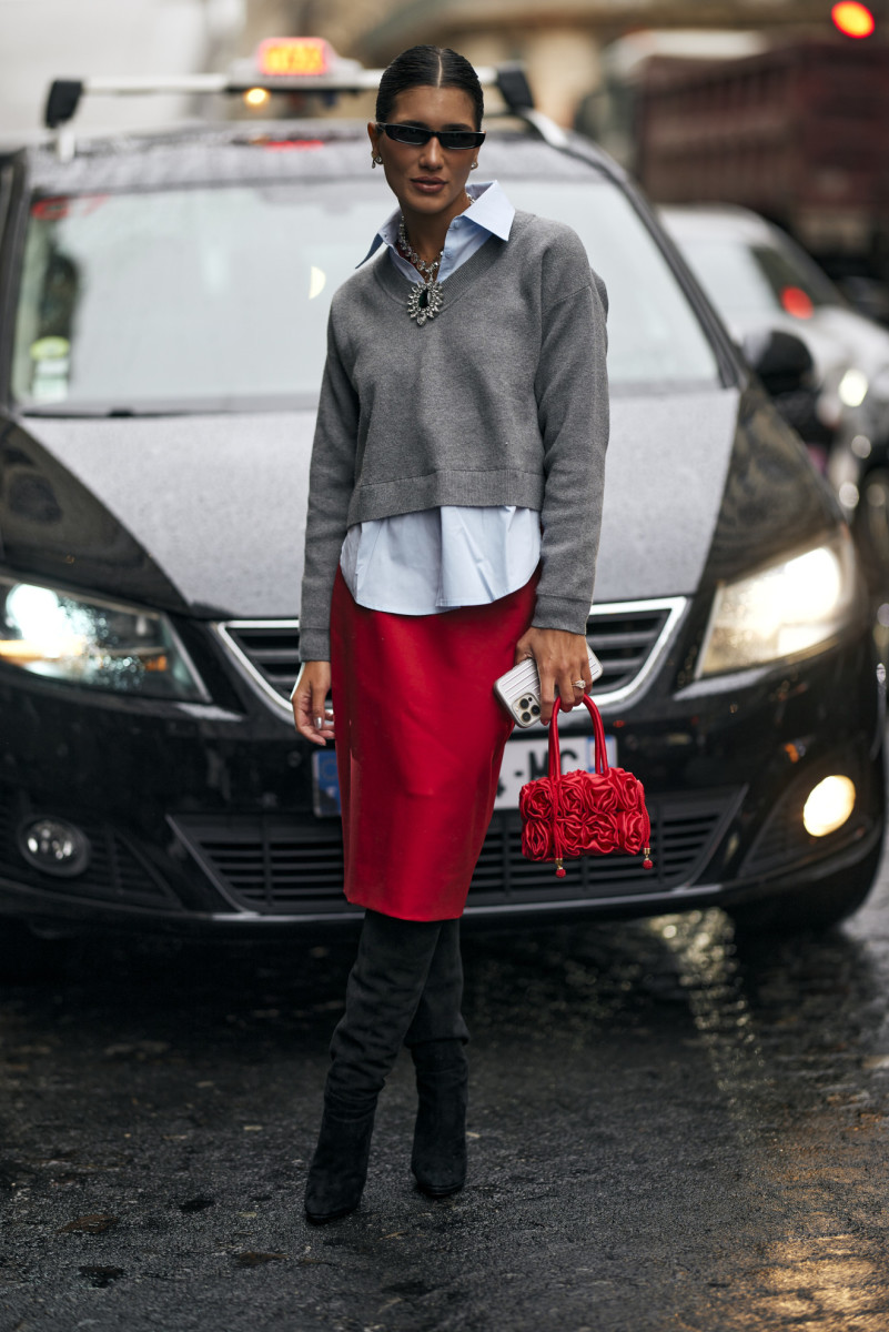 Slouchy Denim Took Over Street Style at Haute Couture Fashion Week ...