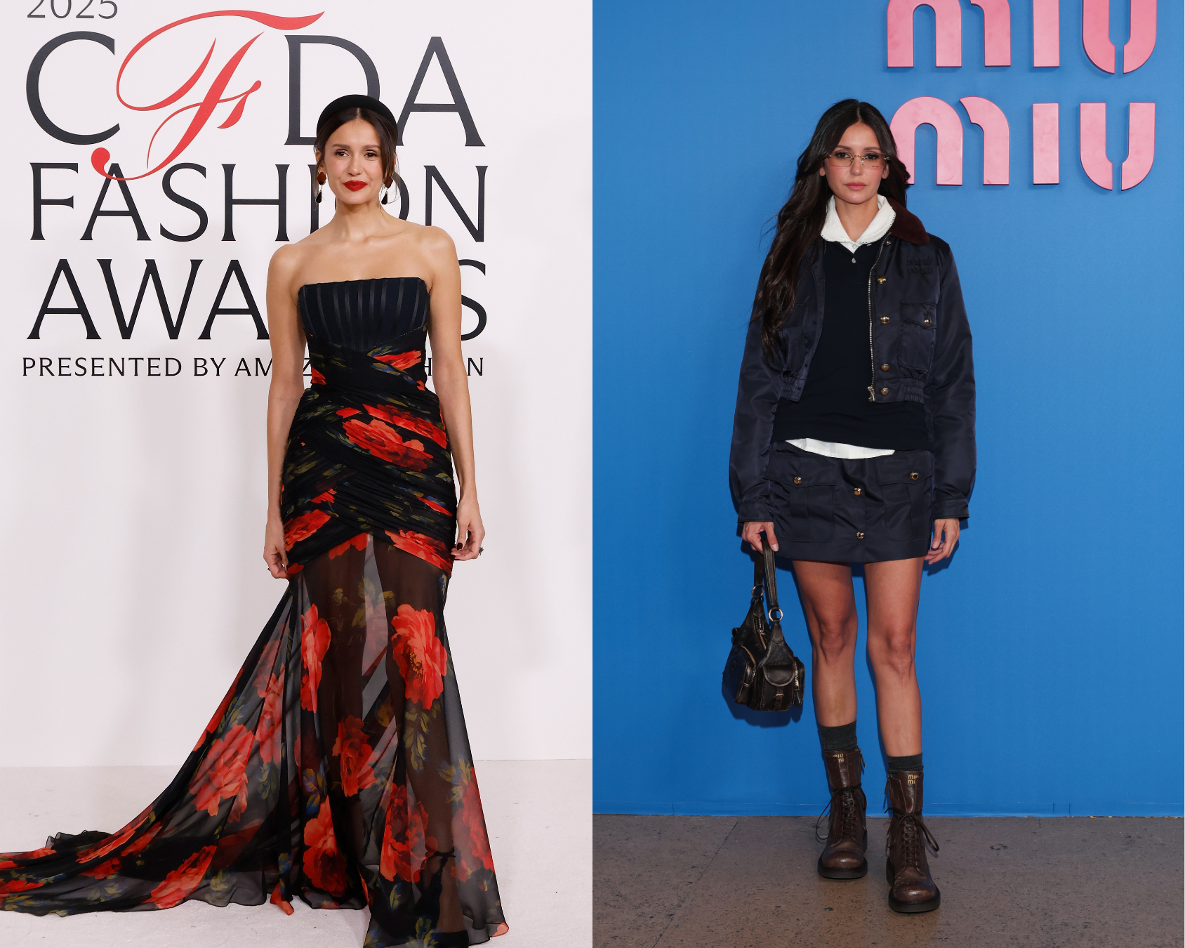 Khaite Boots and Matthieu Blazy's Chanel Are on Nina Dobrev's Holiday