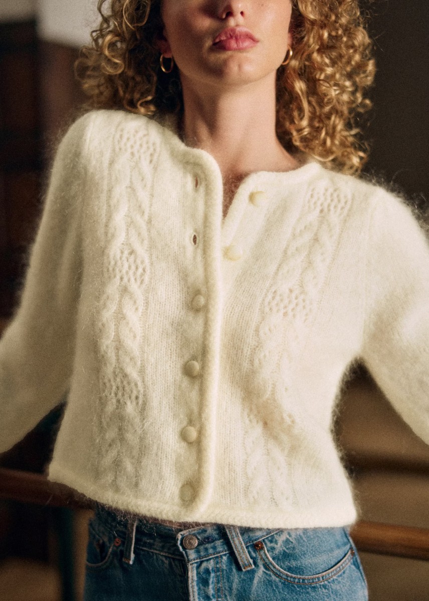 This Sweet Little Cardigan Is Giving '80s Prep (in a Good Way